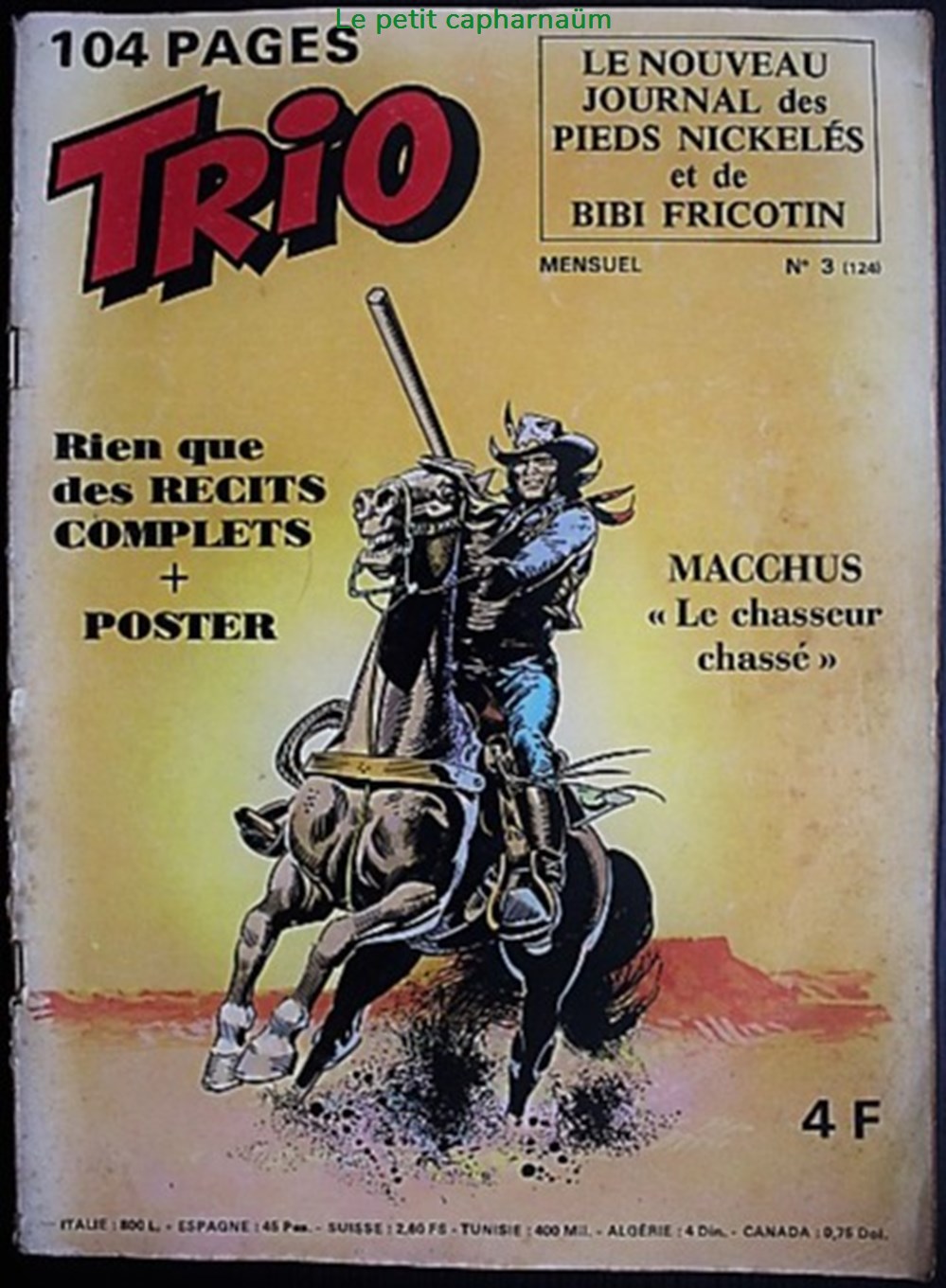 Trio - 03 - Mai 1976 livres bd revues trio 03 mai 1976