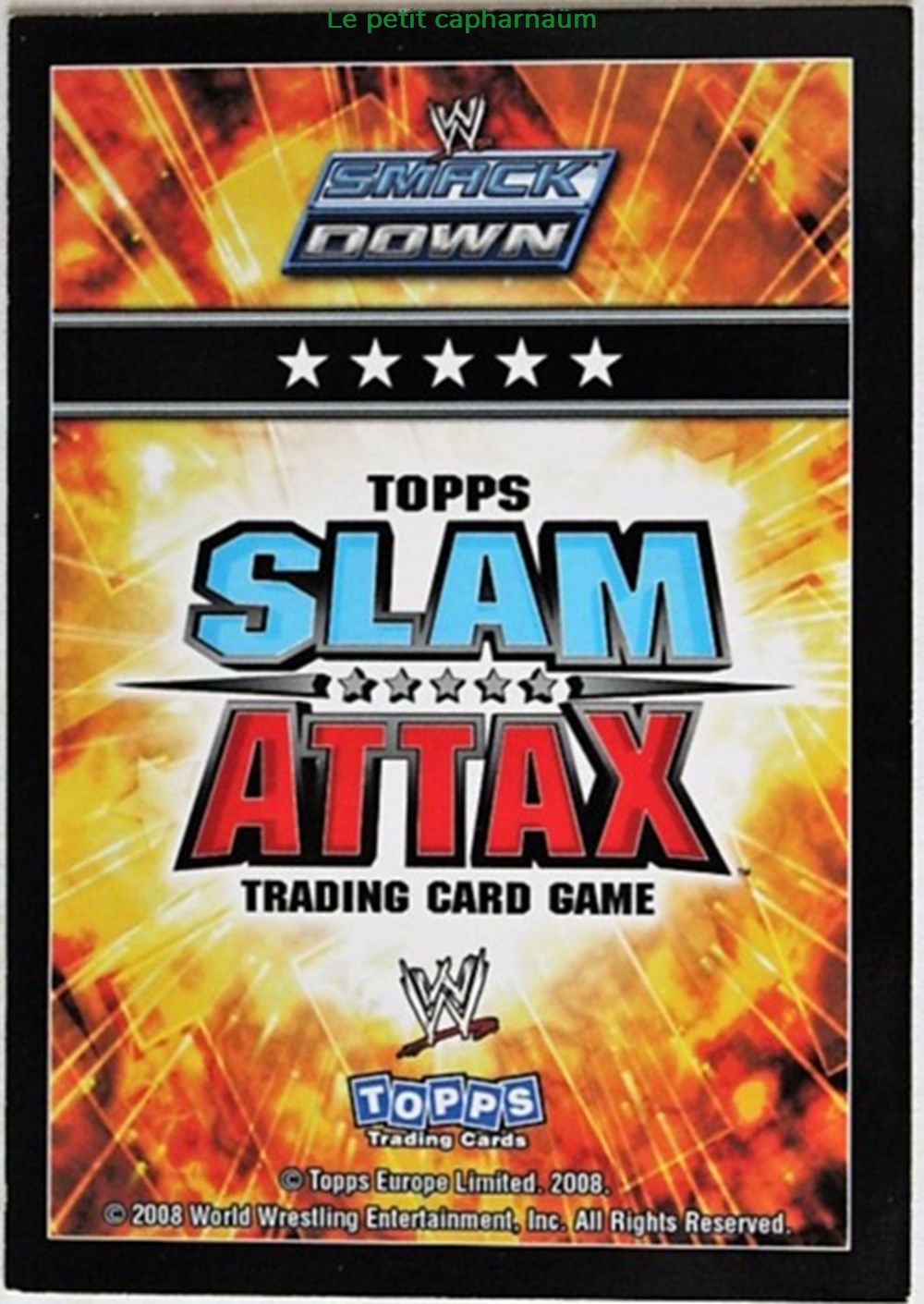 jeux de societe jouets jeu collectionner slam attax carte 012 batista champion rare foil