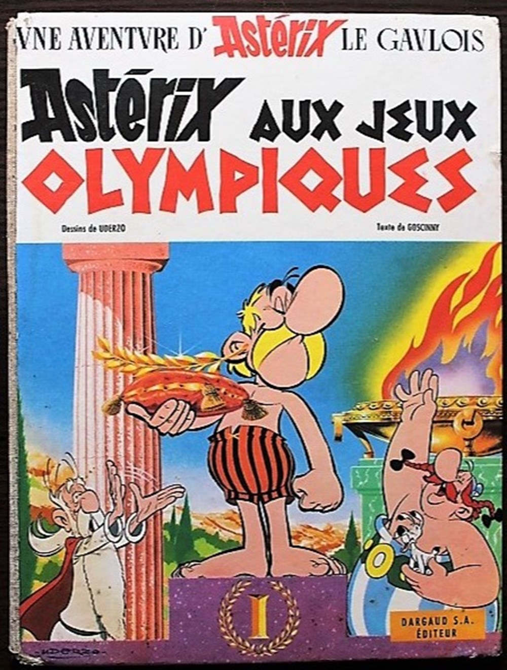 livres bd revues bandes dessinees album asterix 12 asterix aux jeux olympiques eo 1968