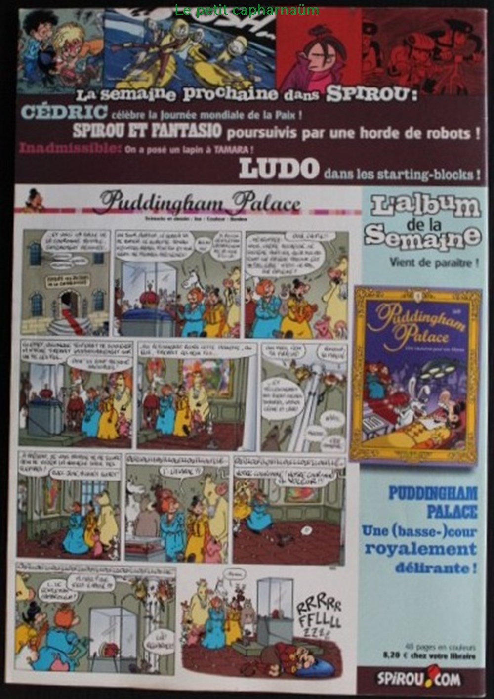 Spirou - 3457 - Couverture : Ludo livres bd revues spirou 3457 couverture ludo