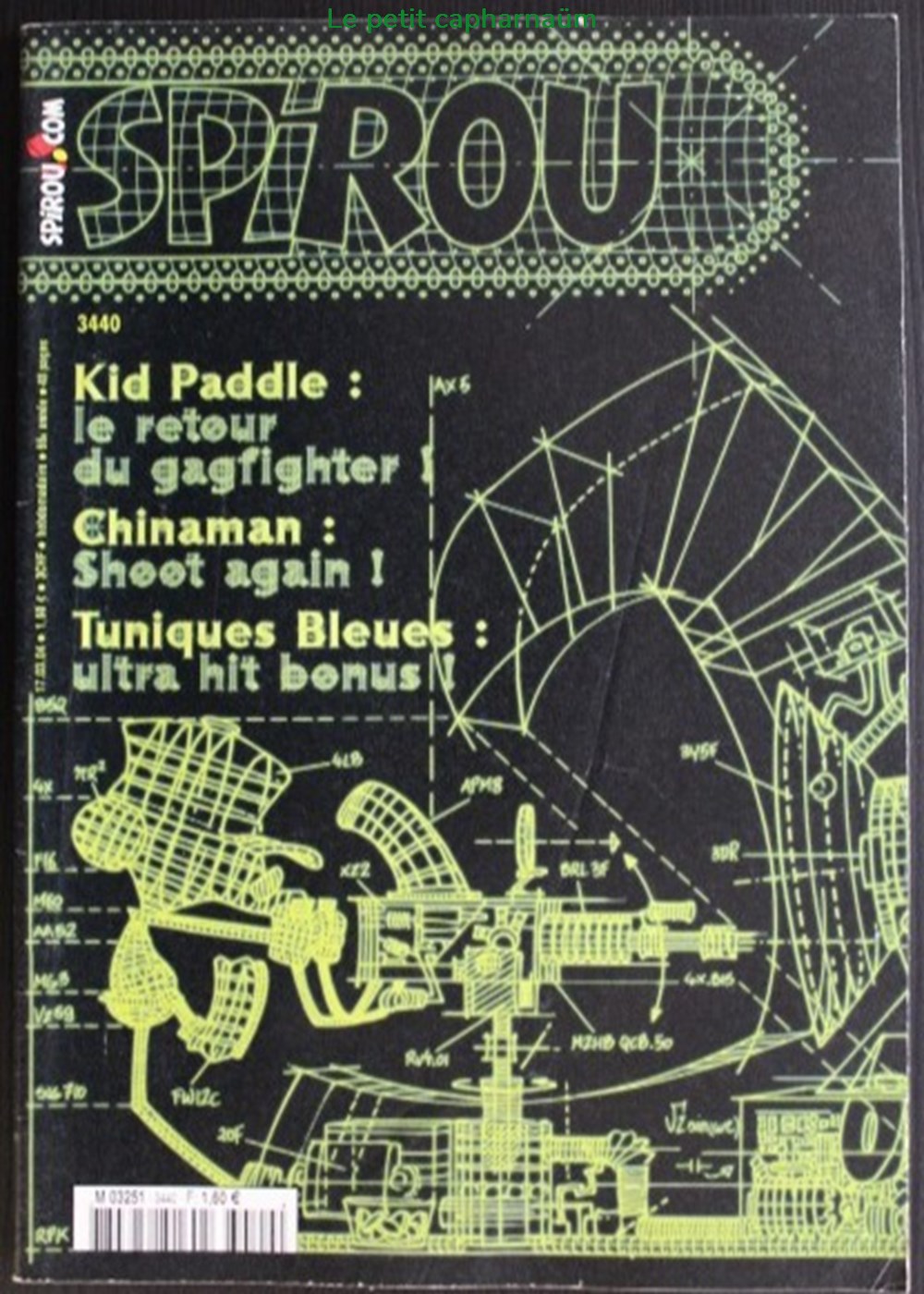Spirou - 3440 - Couverture : Kid Paddle livres bd revues spirou 3440 couverture kid paddle