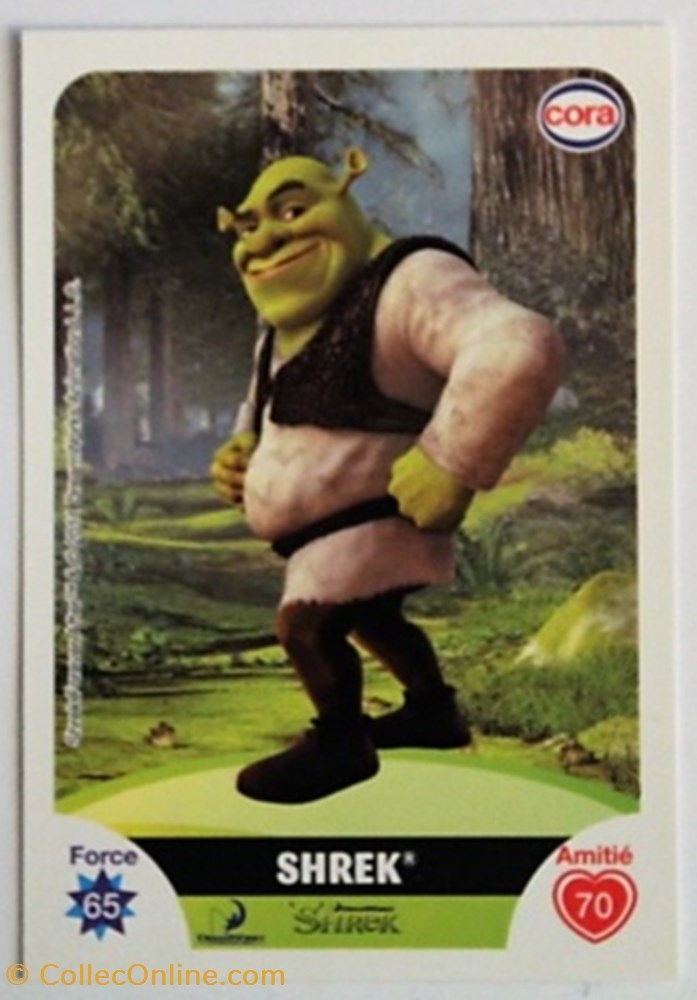Dreamworks Cora 2011 - C108 - Shrek jeux jouets jeu de carte collectionner dreamworks cora 2011 c108 shrek