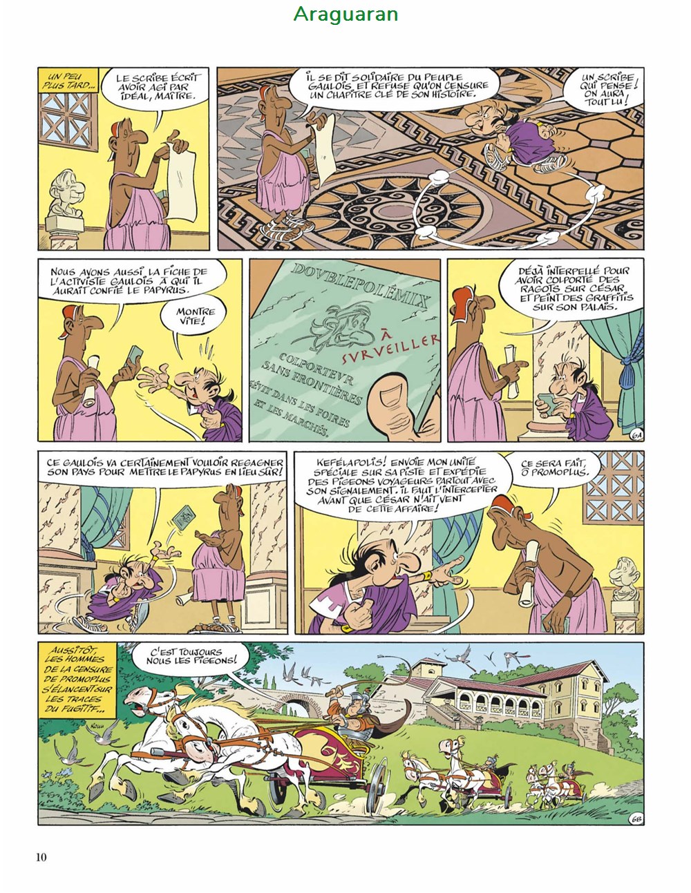 Album - Astérix - 36 - Le papyrus de César 7 livres bd revues bandes dessinees album asterix 36 le papyrus de cesar