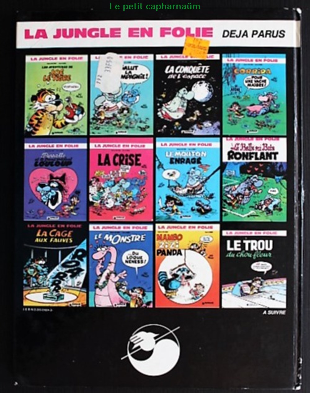 La jungle en folie - 10 - Le monstre... du Loque Néness ! - Rééd. 1983 livres bd revues bandes dessinees la jungle en folie 10 le monstre du loque neness reed 1983