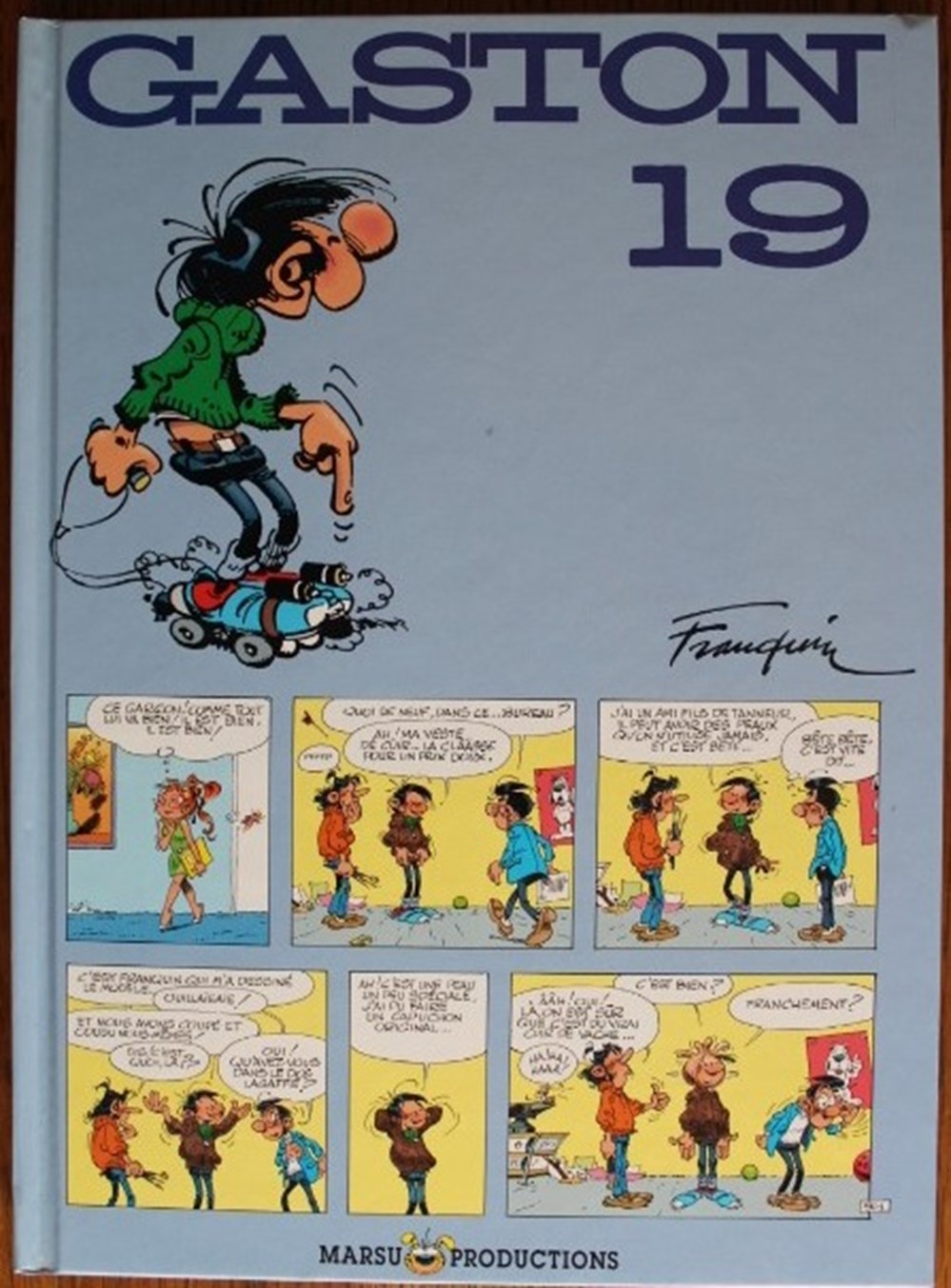 livres bd revues bandes dessinees gaston edition 40 anniversaire 19 eo 1999