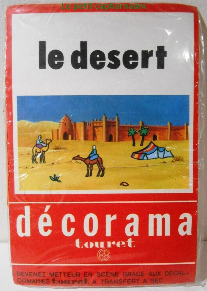 Décorama - Touret - Le désert divers decorations magnets autocollants decalcomanies decorama touret le desert