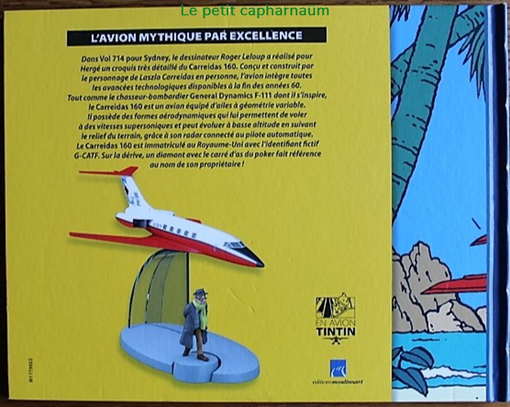 Tintin (En avion) - 02 - Le Carreidas 160 de Vol 714 pour Sydney - EO 2014 livres bd revues bandes dessinees tintin en avion 02 le carreidas 160 de vol 714 pour sydney eo 2014