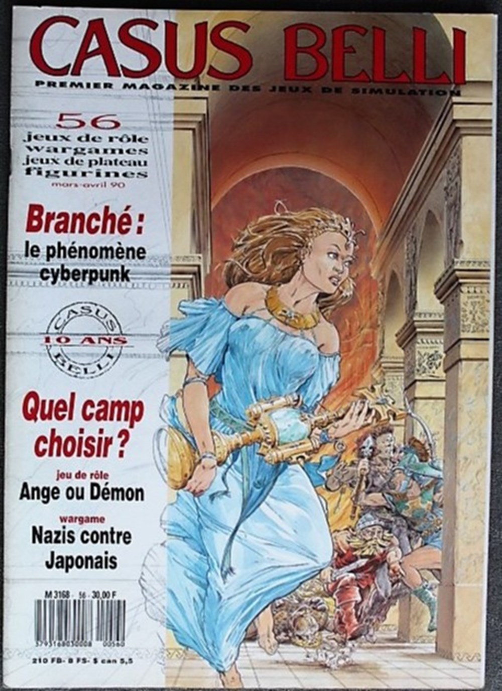 livres bd revues casus belli numero 56 avec poster central 10 ans de casus belli