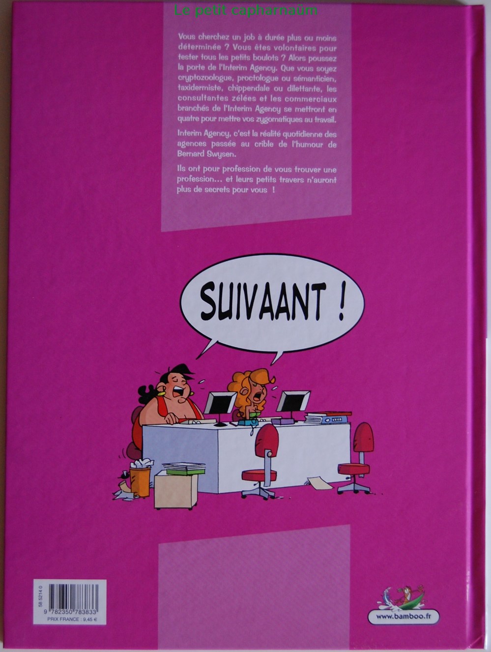 Interim agency - 01 - Mission intérim - EO 2008 livres bd revues bandes dessinees interim agency 01 mission interim eo 2008