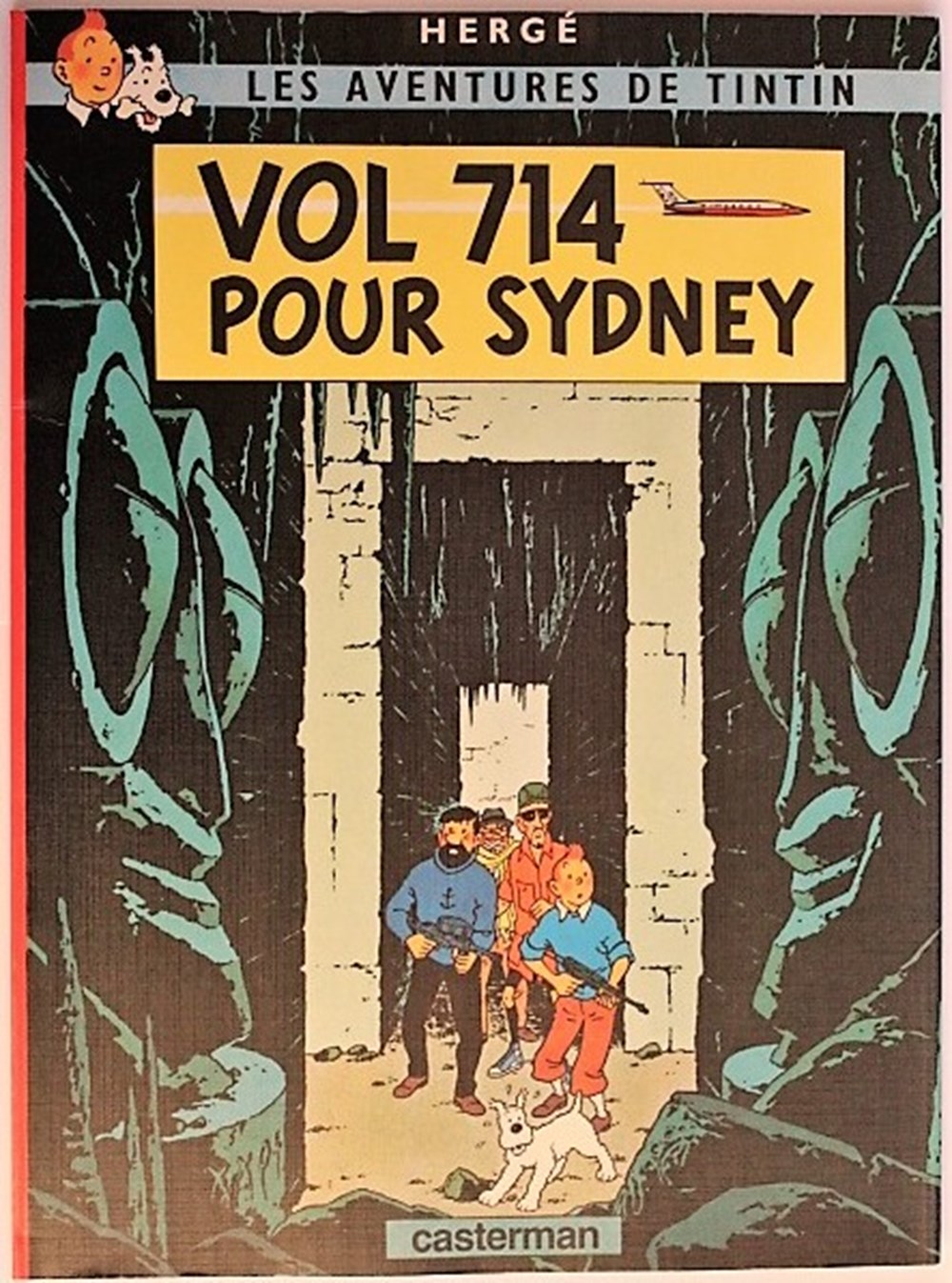 Tintin - 22 - Vol 714 pour Sydney - Rééd. Publicitaire Total 2000 livres bd revues bandes dessinees tintin 22 vol 714 pour sydney reed publicitaire total 2000