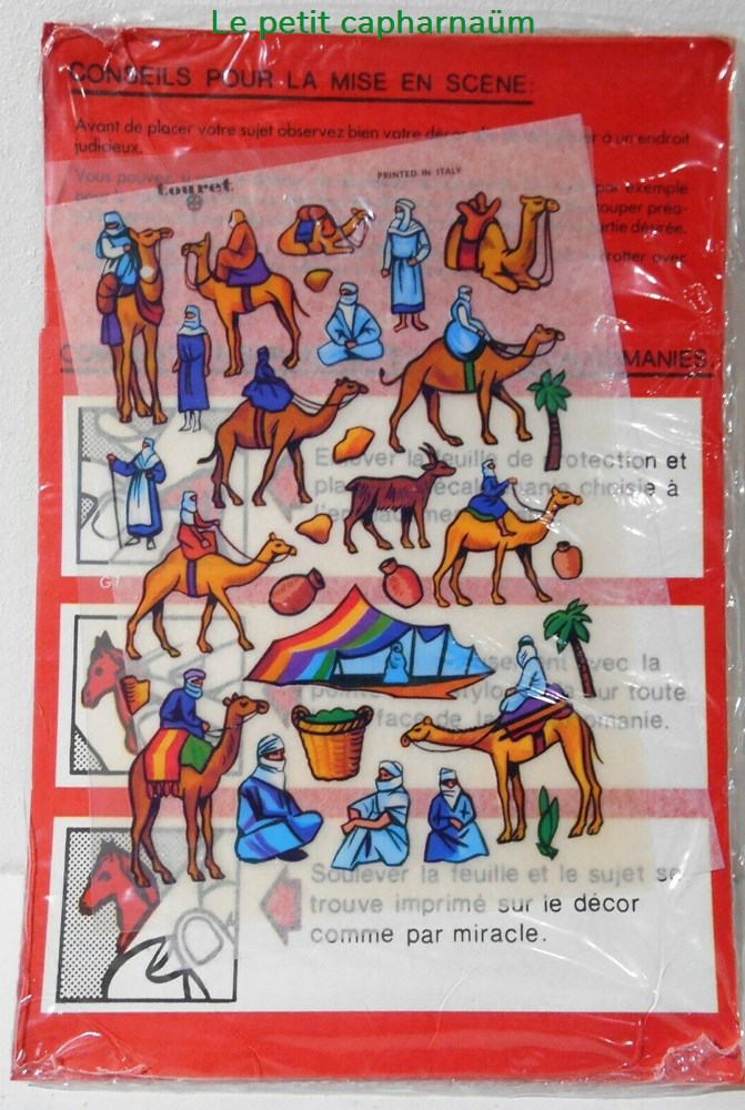 Décorama - Touret - Le désert divers decorations magnets autocollants decalcomanies decorama touret le desert