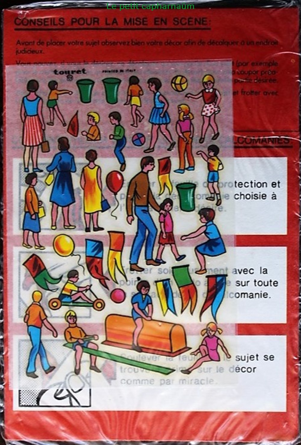 Décorama - Touret - Jean Richard présente les manèges divers decorations magnets autocollants decalcomanies decorama touret jean richard presente les maneges