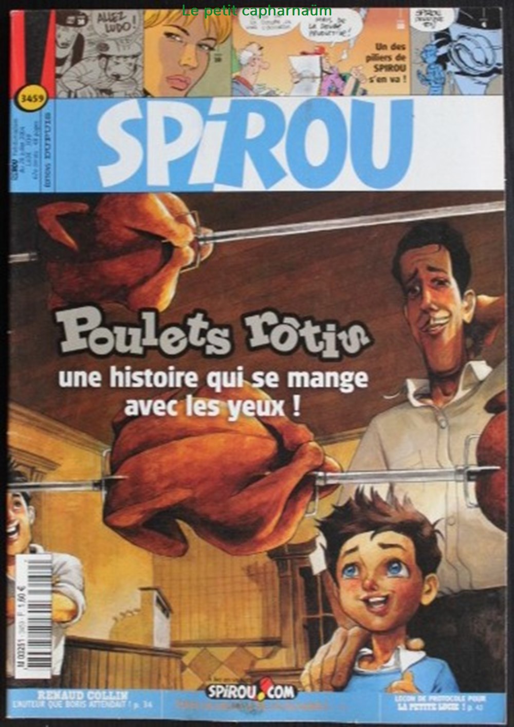 Spirou - 3459 livres bd revues spirou 3459
