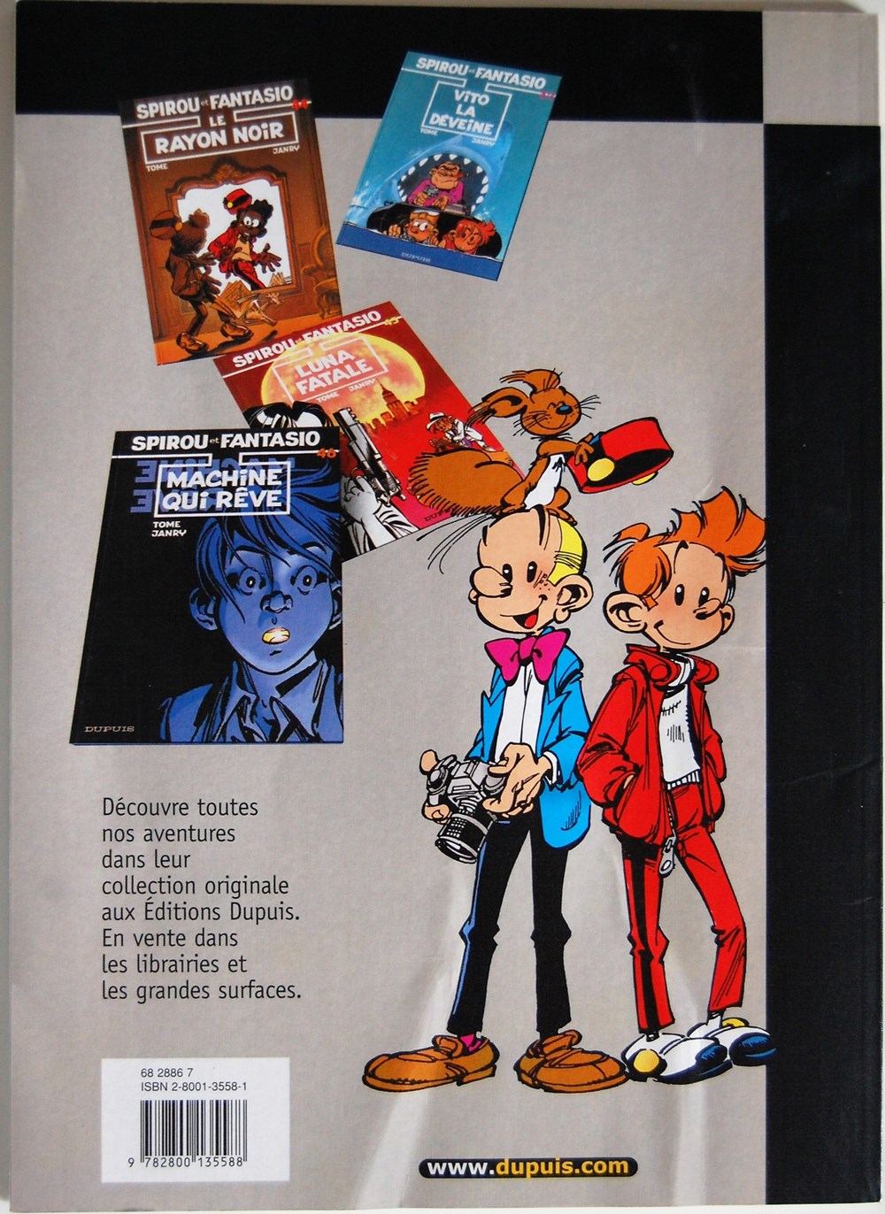 Spirou et Fantasio - 37 - Le réveil du Z - Rééd. 2004 livres bd revues bandes dessinees spirou et fantasio 37 le reveil du z reed 2004