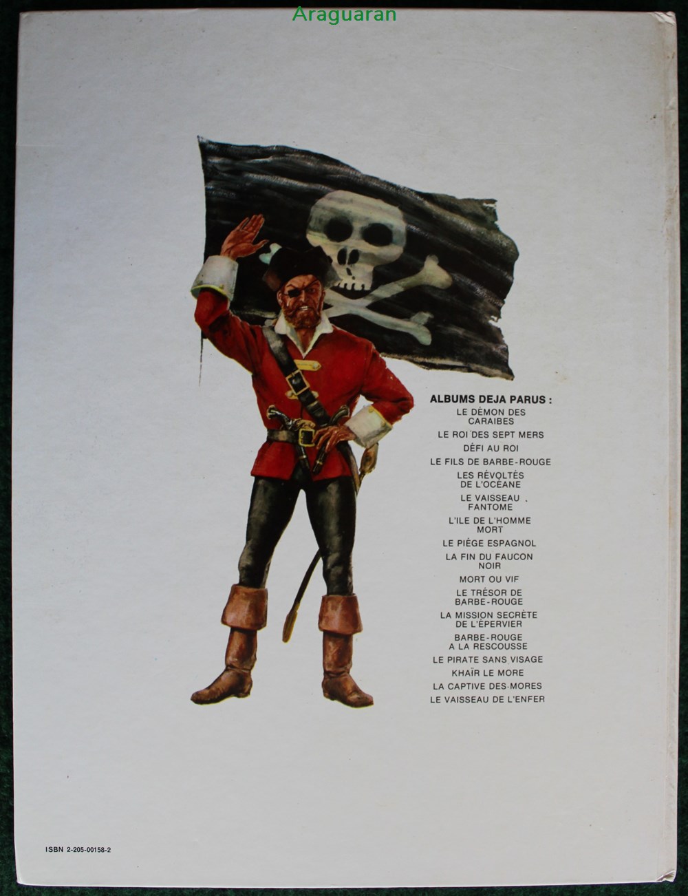 Album - Barbe rouge - 05 - Les révoltés de l'Océane - Rééd. 1980 livres bd revues bandes dessinees album barbe rouge 05 les revoltes de oceane reed 1980