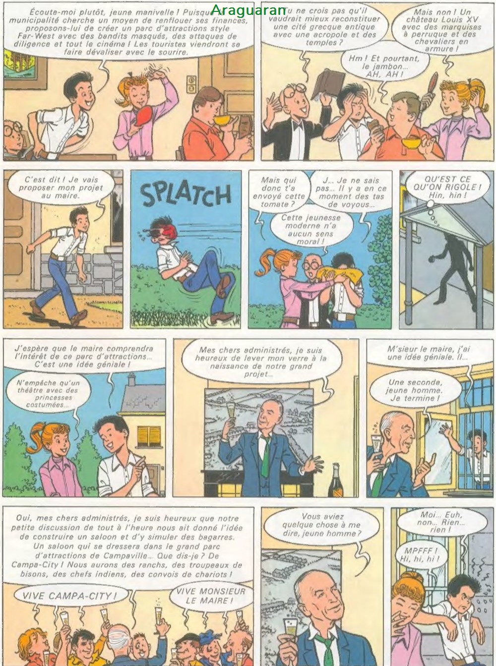 Album - 4 as (Les) - 11 - Les 4 as et la ruée vers l'or 5 livres bd revues bandes dessinees album 4 as les 11 les 4 as et la ruee vers or