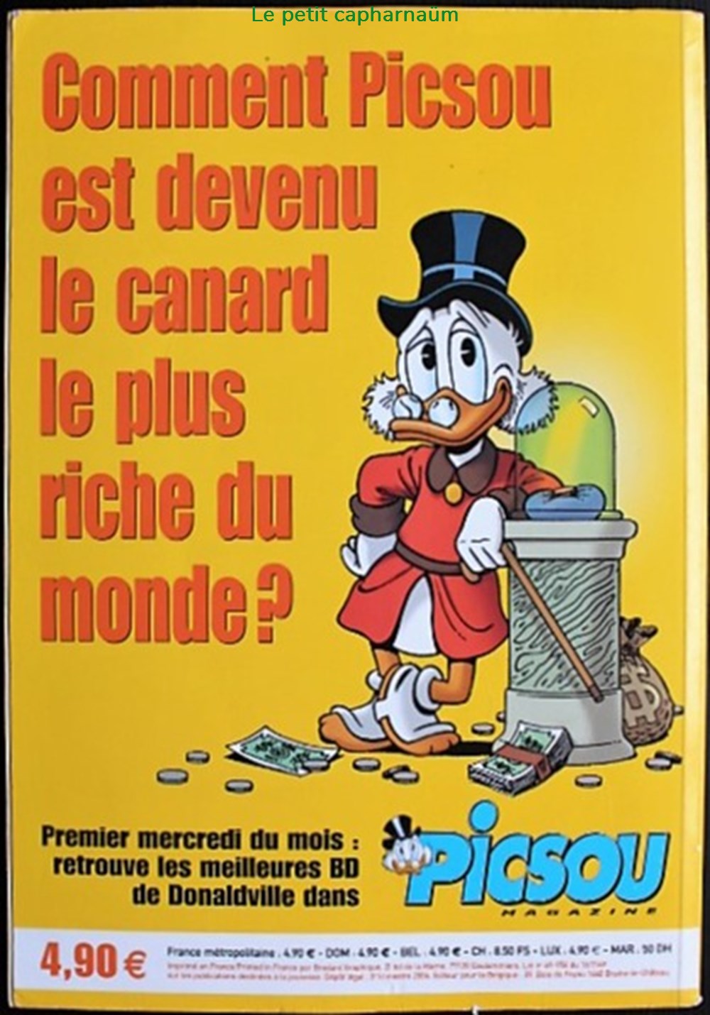 livres bd revues picsou magazine hs n 01 les tresors de picsou la jeunesse de picsou