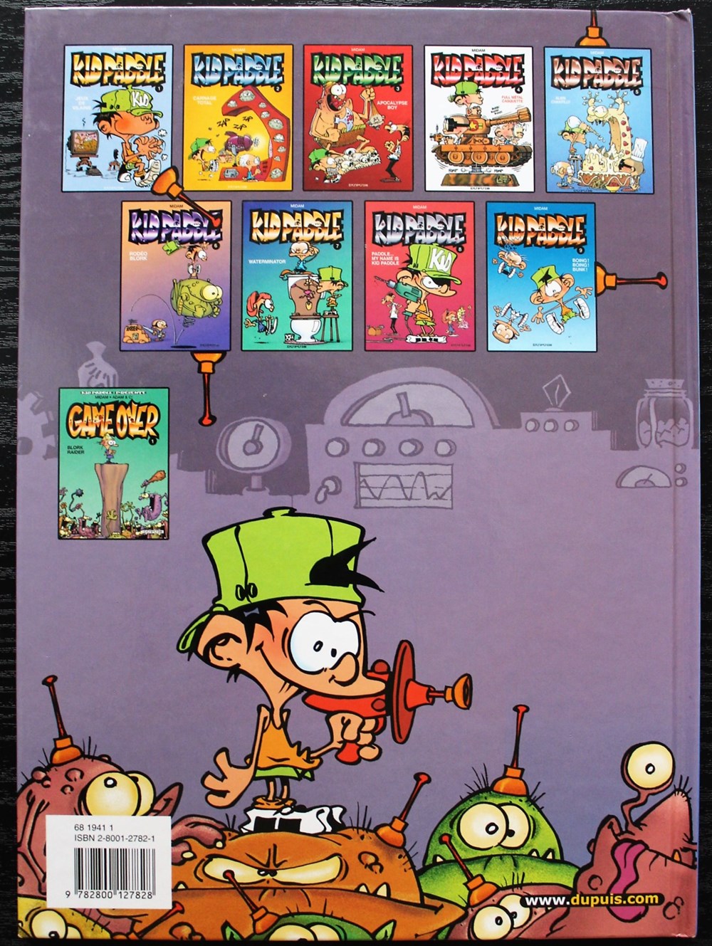 Kid Paddle - 05 - Alien chantilly - Rééd. 2005 livres bd revues bandes dessinees kid paddle 05 alien chantilly reed 2005