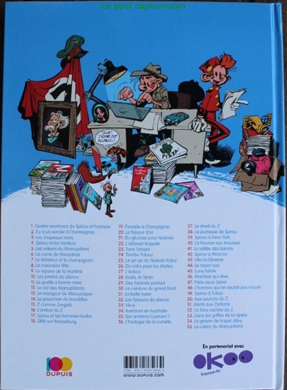 Spirou et Fantasio - 09 - Le repaire de murène - Rééd. 2022 livres bd revues bandes dessinees spirou et fantasio 09 le repaire de murene reed 2022