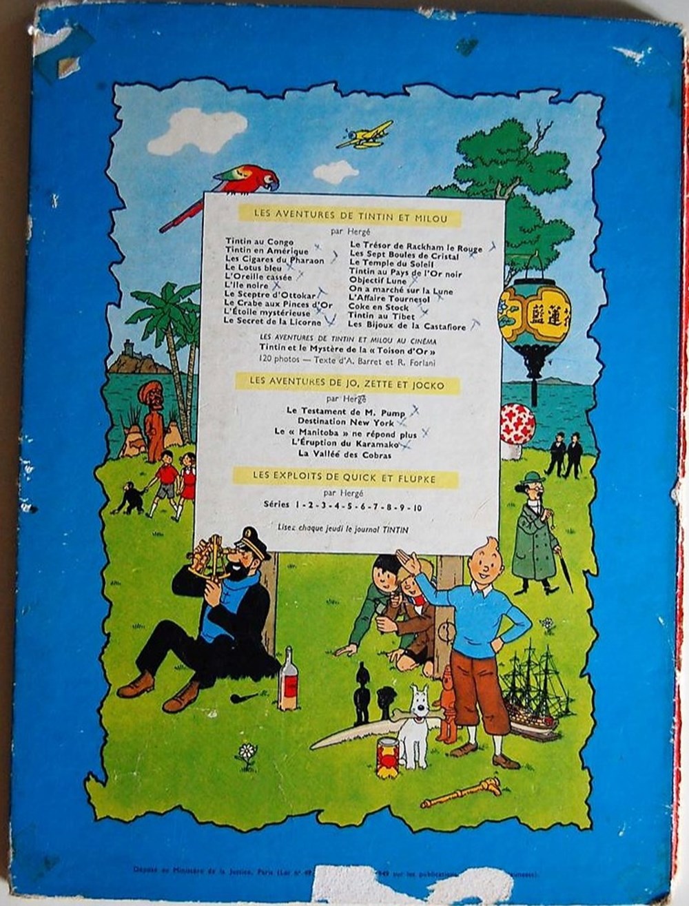 Jo, Zette et Jocko - 01 - Le testament de M.Pump - Rééd. 1964 - B35 Bis 2 livres bd revues bandes dessinees jo zette et jocko 01 le testament de m pump reed 1964 b35 bis