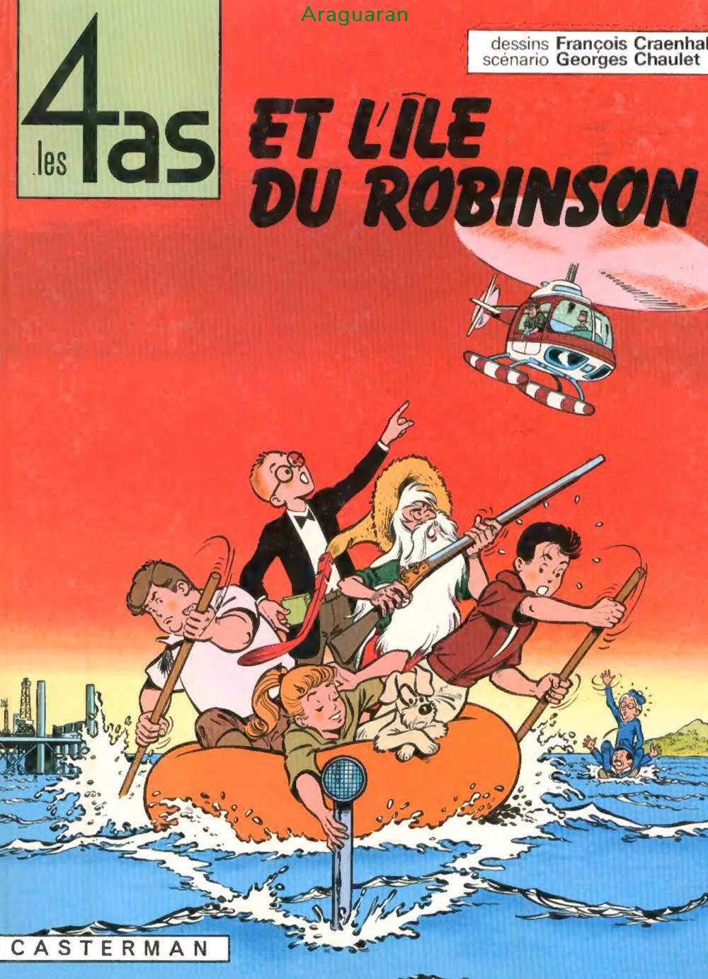 Album - 4 as (Les) - 09 - Les 4 as et l'île du Robinson livres bd revues bandes dessinees album 4 as les 09 les 4 as et ile du robinson