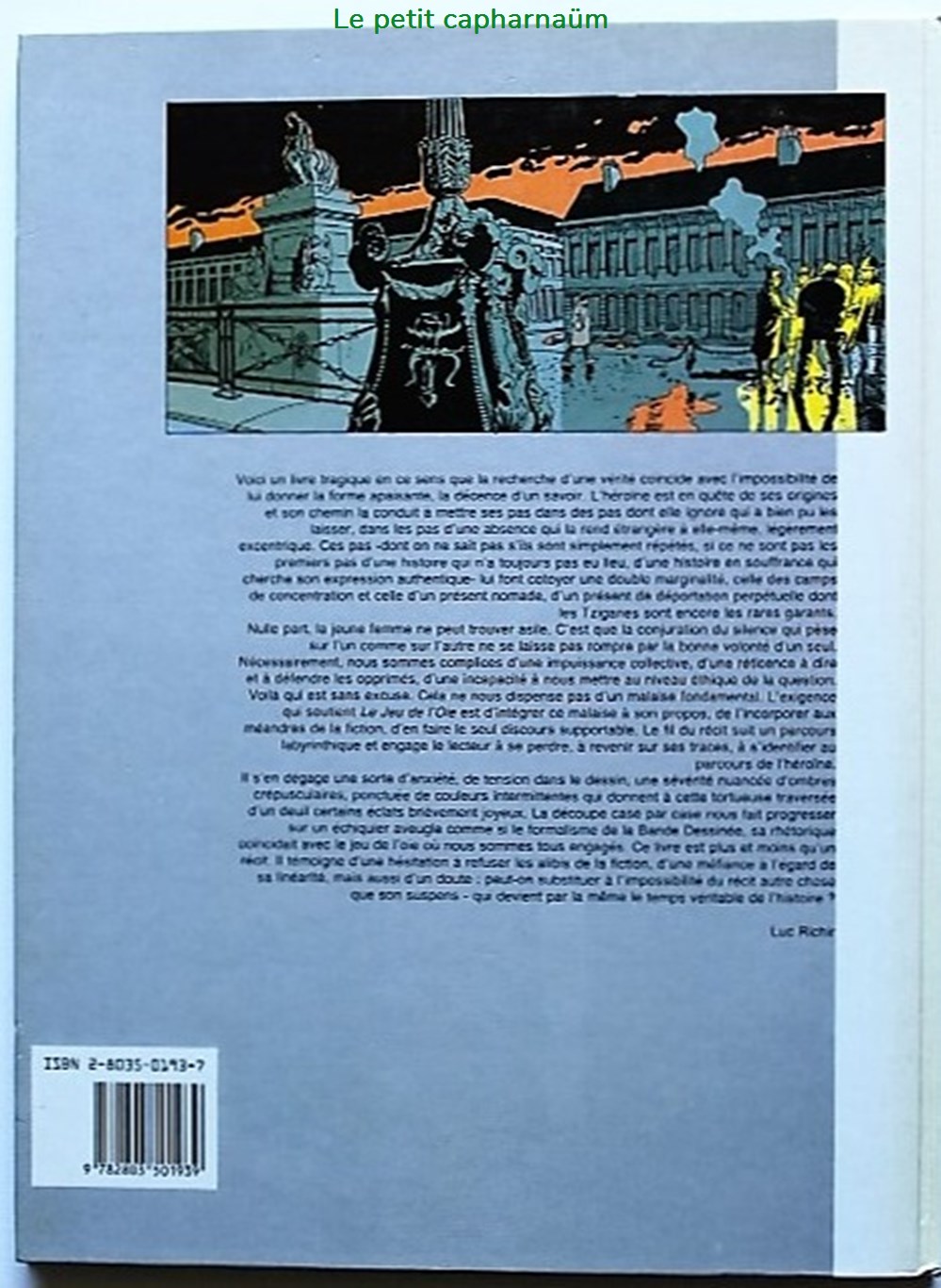 Album - Le jeu de l'oie - EO 1989 livres bd revues bandes dessinees album le jeu de oie eo 1989