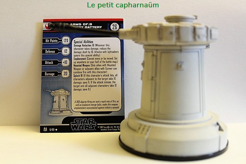 14 Force Unleashed - 06/60 - Golan Arms of 9 Anti Infantry Battery - Peu commune figurines cinema star wars 14 force unleashed 06 60 golan arms of 9 anti infantry battery peu commune