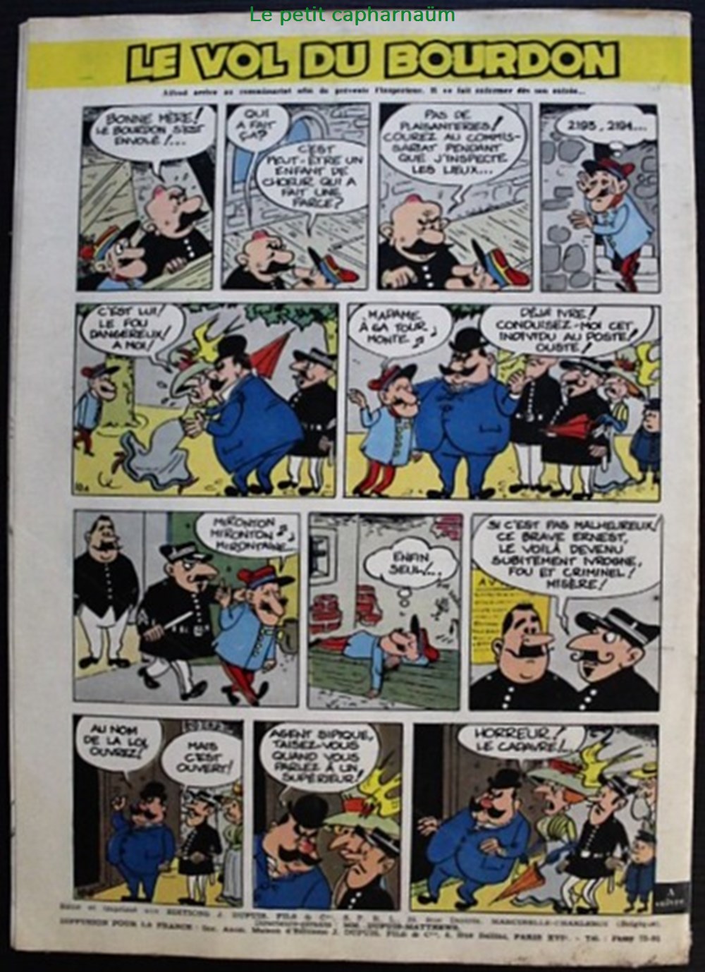 Spirou - 1256 - Couverture : Gaston Lagaffe livres bd revues spirou 1256 couverture gaston lagaffe