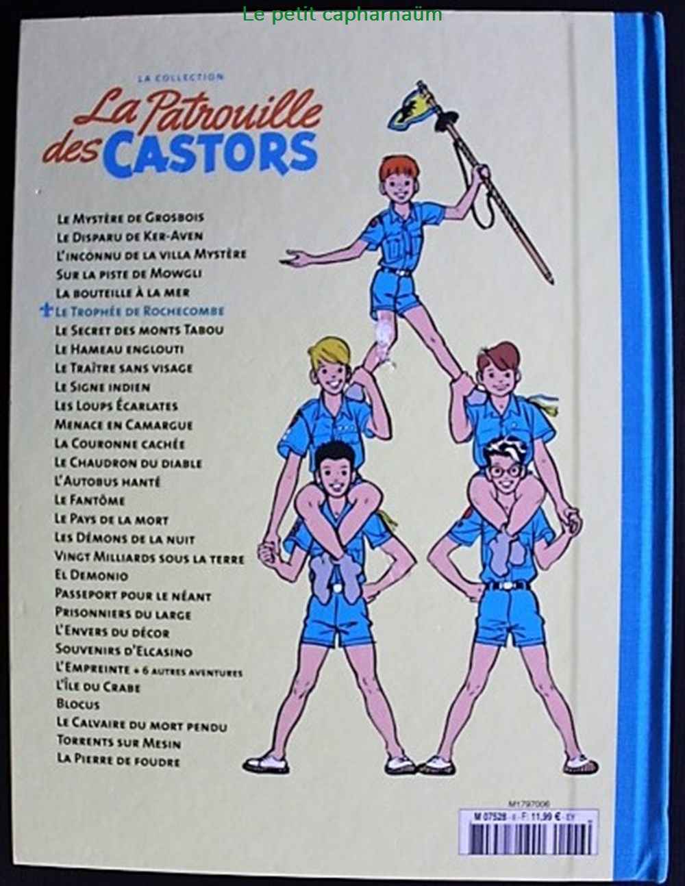 La patrouille des castors - 06 - Le trophée de Rochecombe - Rééd. 2014 livres bd revues bandes dessinees la patrouille des castors 06 le trophee de rochecombe reed 2014