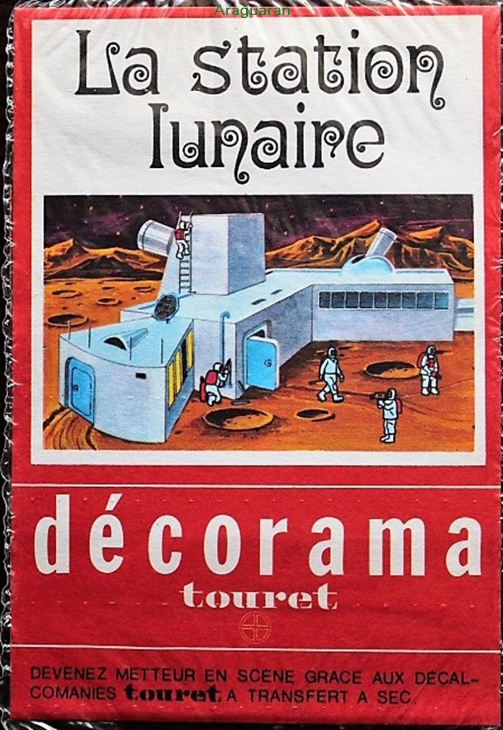 Décorama - Touret - La station lunaire divers decorations magnets autocollants decalcomanies decorama touret la station lunaire