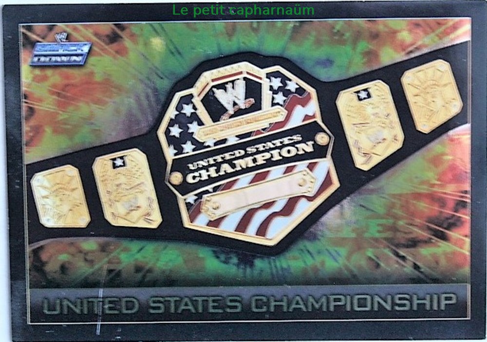 Slam Attax - Carte 041 - World Heavyweight Championship - Rare Foil jeux de societe jouets jeu collectionner slam attax carte 041 world heavyweight championship rare foil