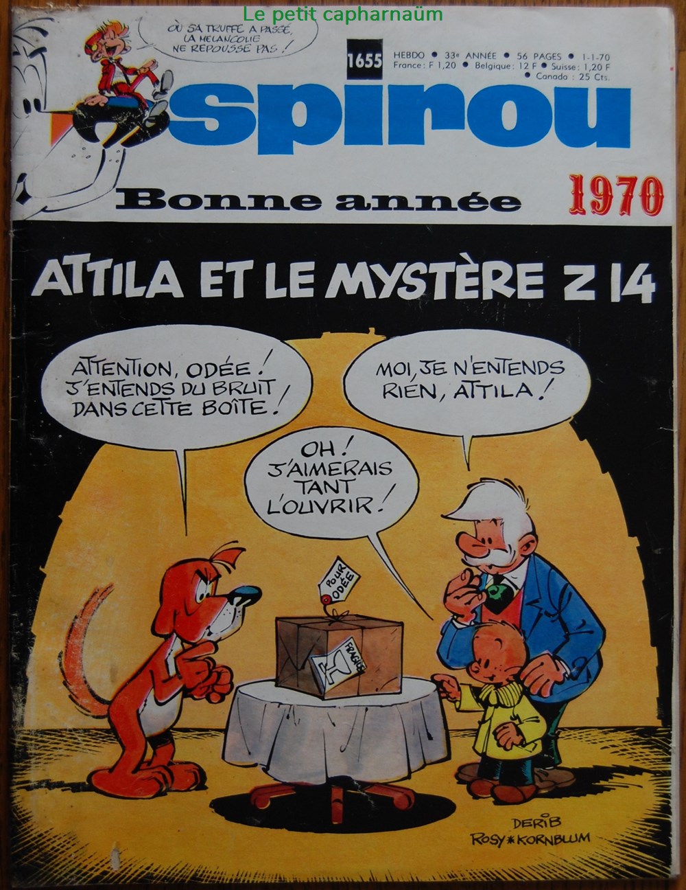 Spirou - 1655 - Couverture : Attila livres bd revues spirou 1655 couverture attila