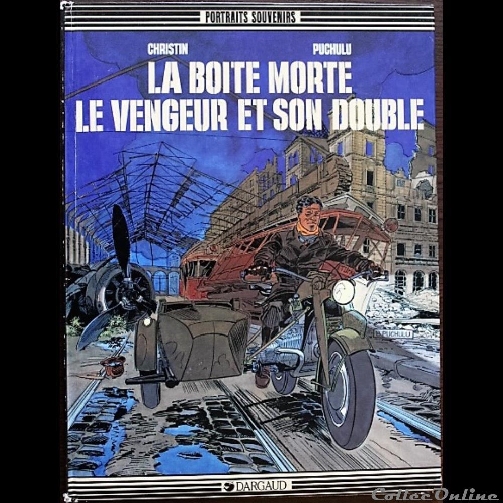 livres bd revues bandes dessinees portraits souvenirs boite morte le vengeur et son double la eo 1984