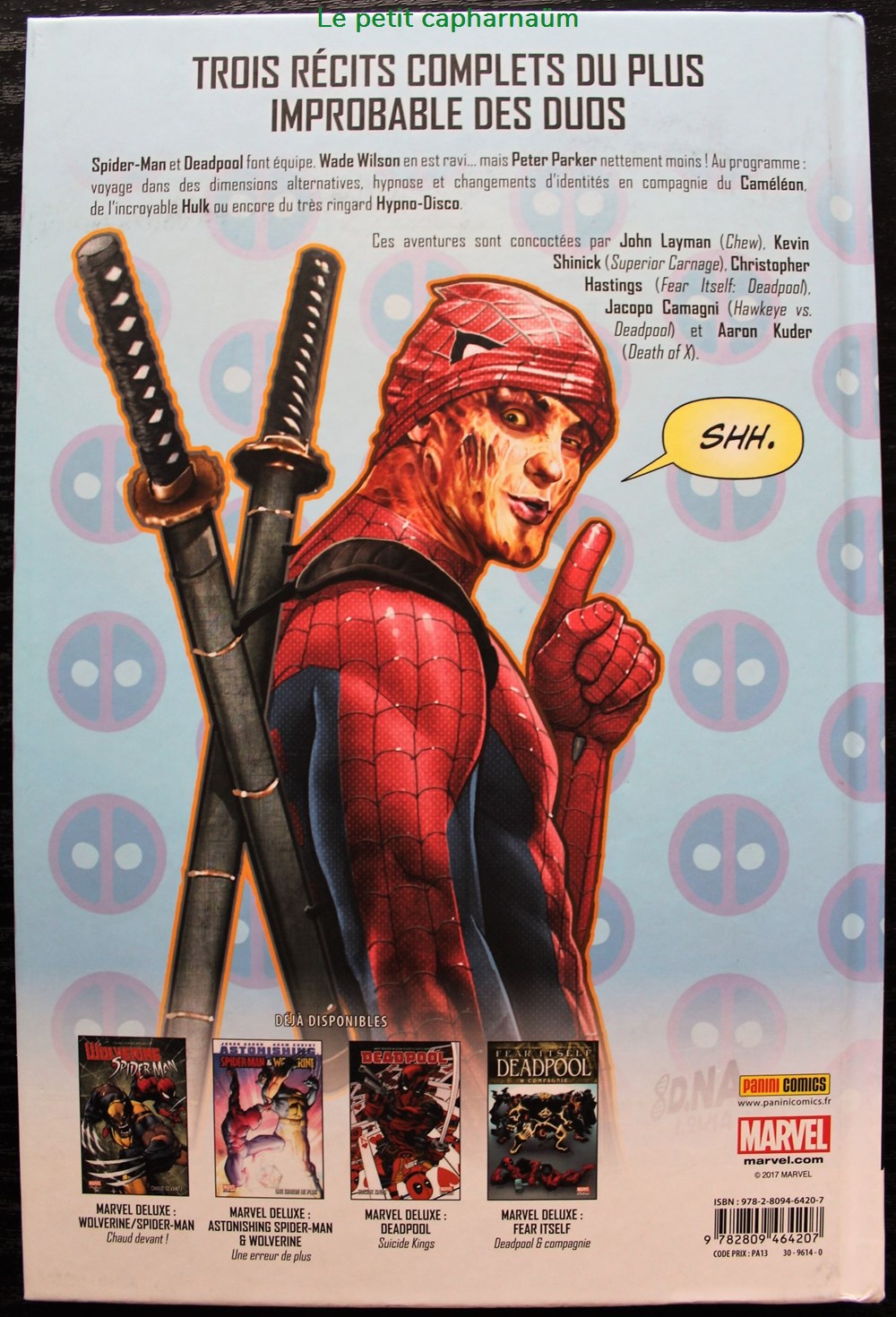 Deadpool / Spiderman - Spideypool - EO 2017 livres bd revues comics deadpool spiderman spideypool eo 2017