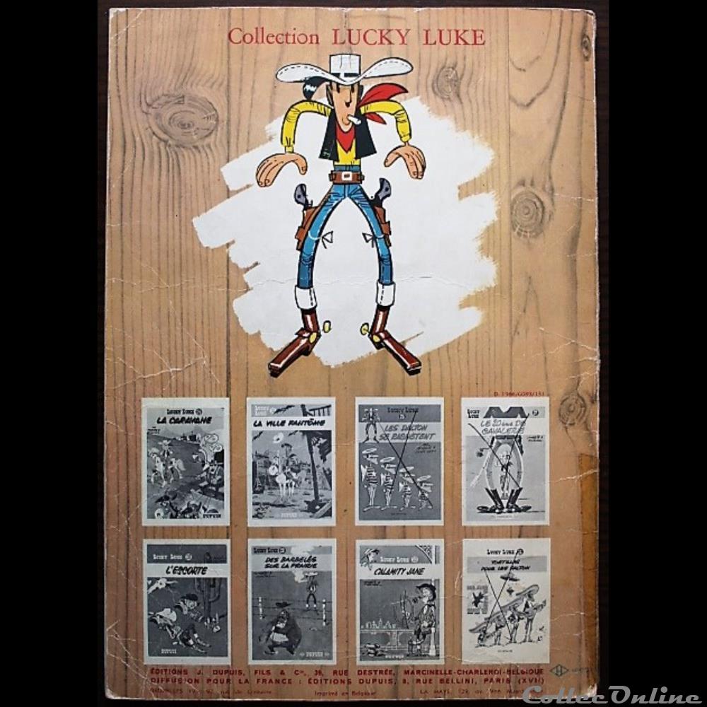 Lucky Luke - 12 - Les cousins Dalton - Rééd. 1969 livres bd revues bandes dessinees lucky luke 12 les cousins dalton reed 1969