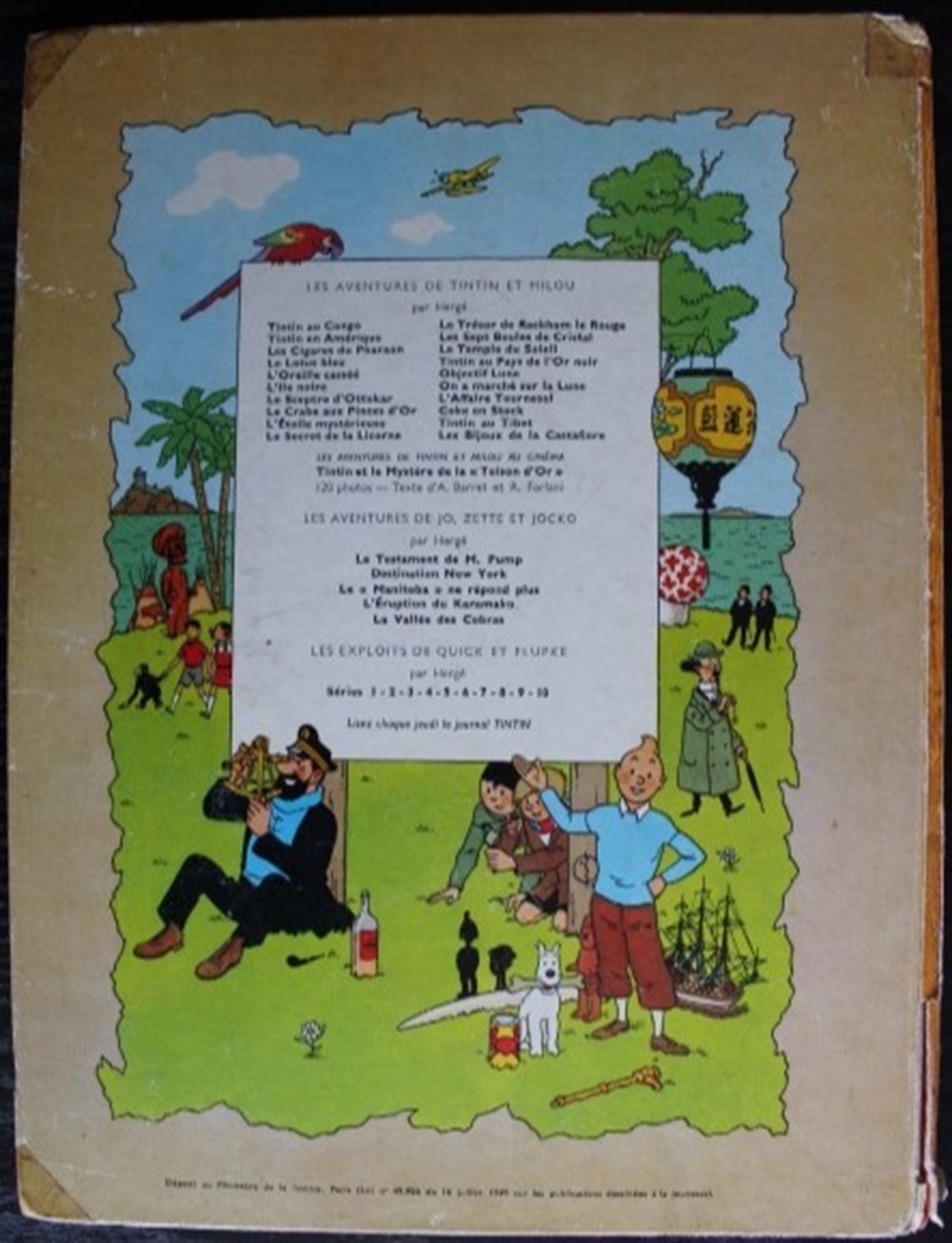 Tintin - 16 - Objectif lune - Rééd. 1964 - B35 2 livres bd revues bandes dessinees tintin 16 objectif lune reed 1964 b35