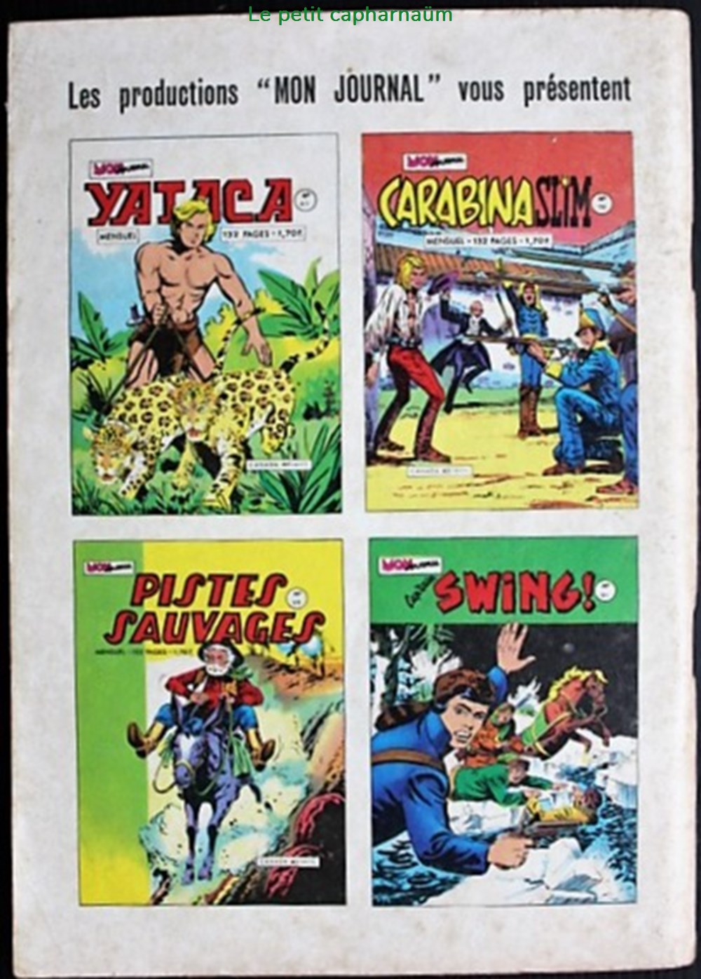 livres bd revues bandes dessinees akim 347 terreur dans la jungle eo 1974
