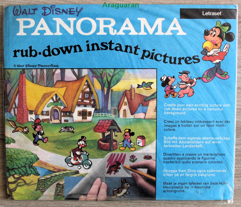 divers decorations magnets autocollants decalcomanies decorama letraset action transfers panorama walt disney