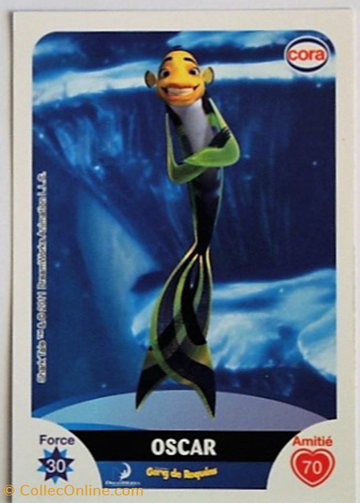 Dreamworks Cora 2011 - C080 - Gang de requins - Oscar jeux jouets jeu carte collectionner dreamworks cora 2011 c080 gang de requins oscar