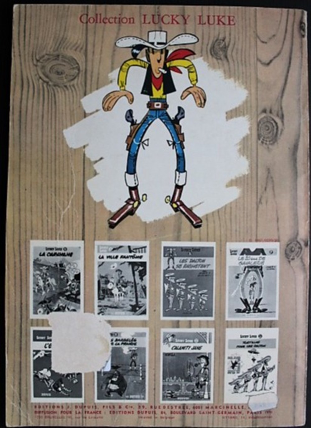Lucky Luke - 16 - En remontant le Mississipi - Rééd. 1969 livres bd revues bandes dessinees lucky luke 16 en remontant le mississipi reed 1969