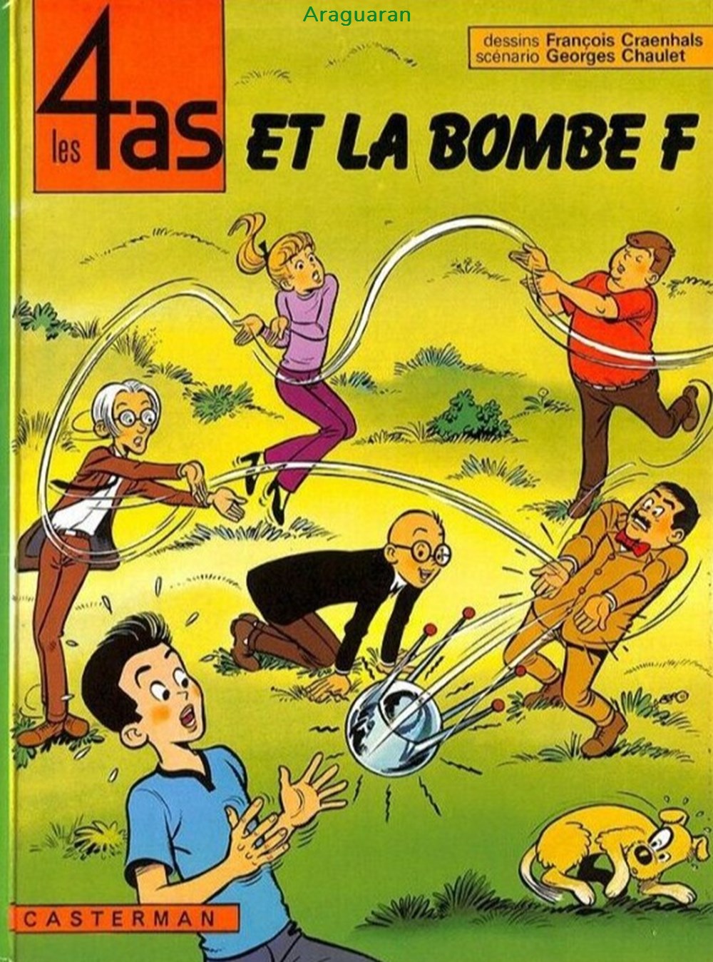 Album - 4 as (Les) - 13 - Les 4 as et la bombe F livres bd revues bandes dessinees album 4 as les 13 les 4 as et la bombe f