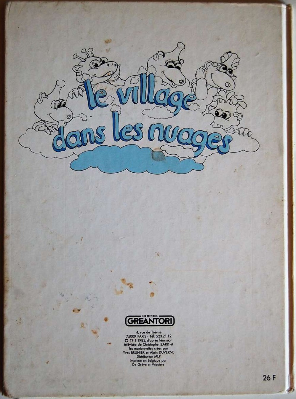 Le village dans les nuages - Greantori N°1 - EO 1983 livres bd revues bandes dessinees le village dans les nuages greantori n 1 eo 1983