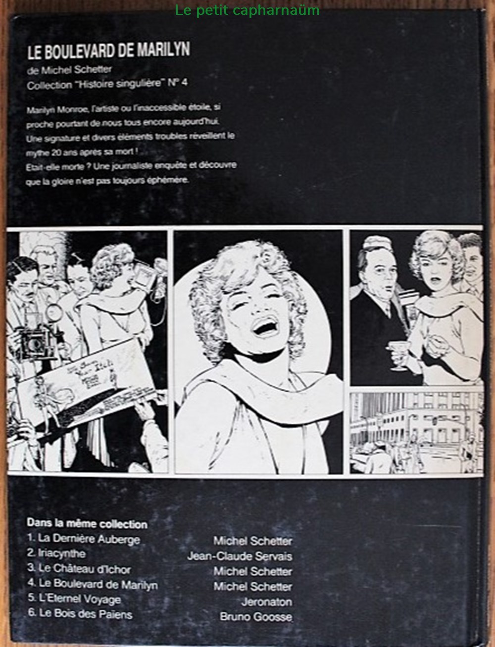 Album - Le boulevard de Marilyn - EO 1984 Histoire singulière livres bd revues bandes dessinees album le boulevard de marilyn eo 1984 histoire singuliere