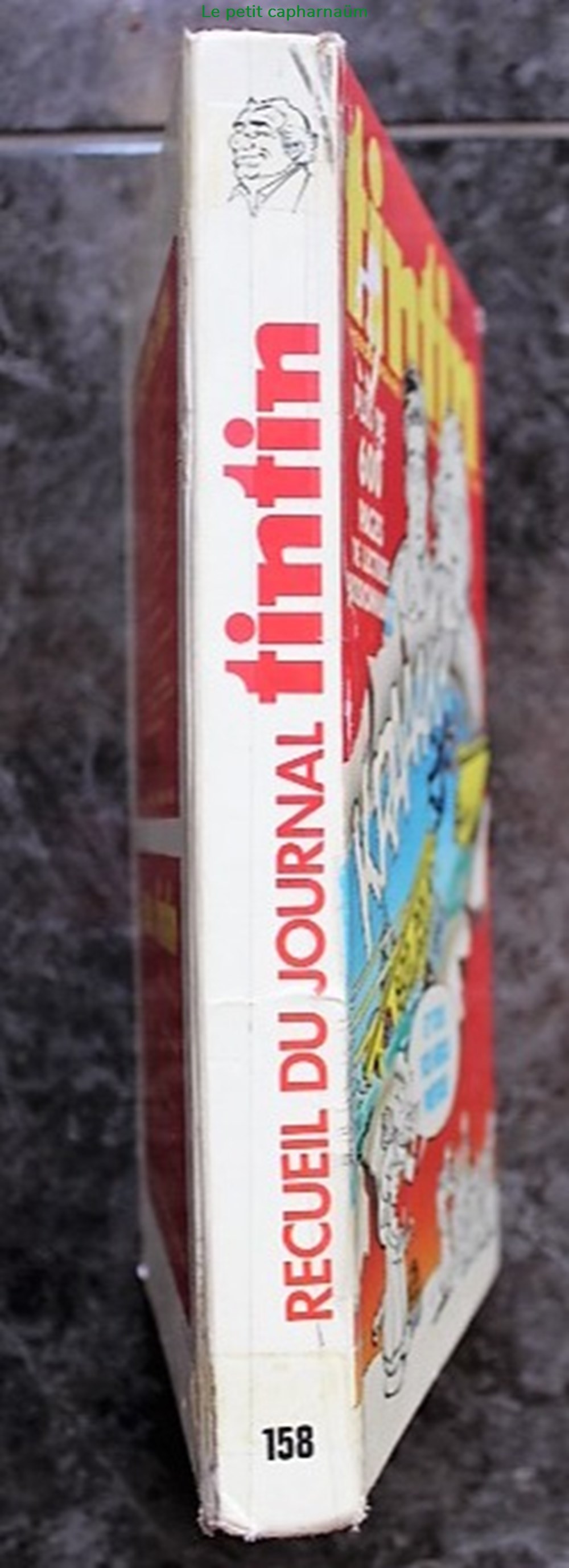Tintin (édition Belge) - Recueil N°158 - Du n°38 au 47 de 1983 3 livres bd revues vieux journaux tintin edition belge recueil n 158 du n 38 au 47 de 1983