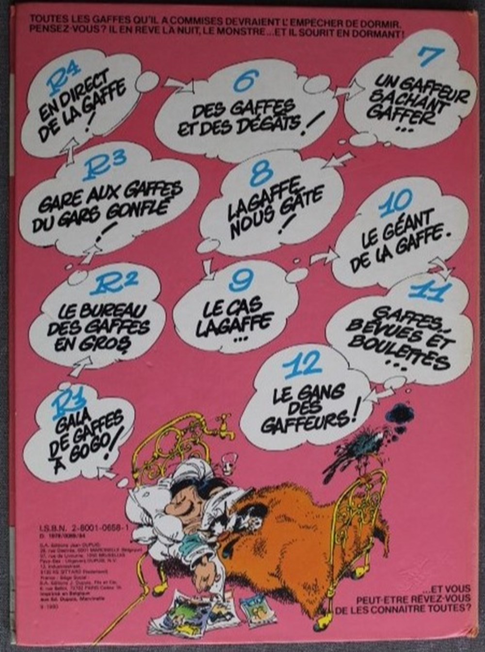 Gaston - 13 - Lagaffe mérite des baffes - Rééd. 1980 livres bd revues bandes dessinees gaston 13 lagaffe merite des baffes reed 1980