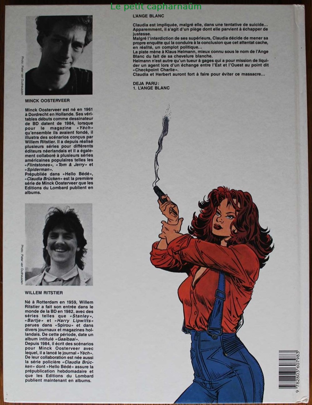 livres bd revues bandes dessinees claudia brucken 01 ange blanc eo 1990