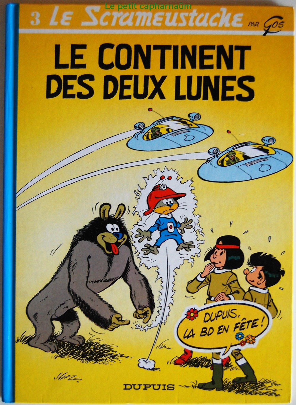 Le scrameustache - 03 - Le continent des deux lunes - Rééd. 1994 livres bd revues bandes dessinees le scrameustache 03 le continent des deux lunes reed 1994