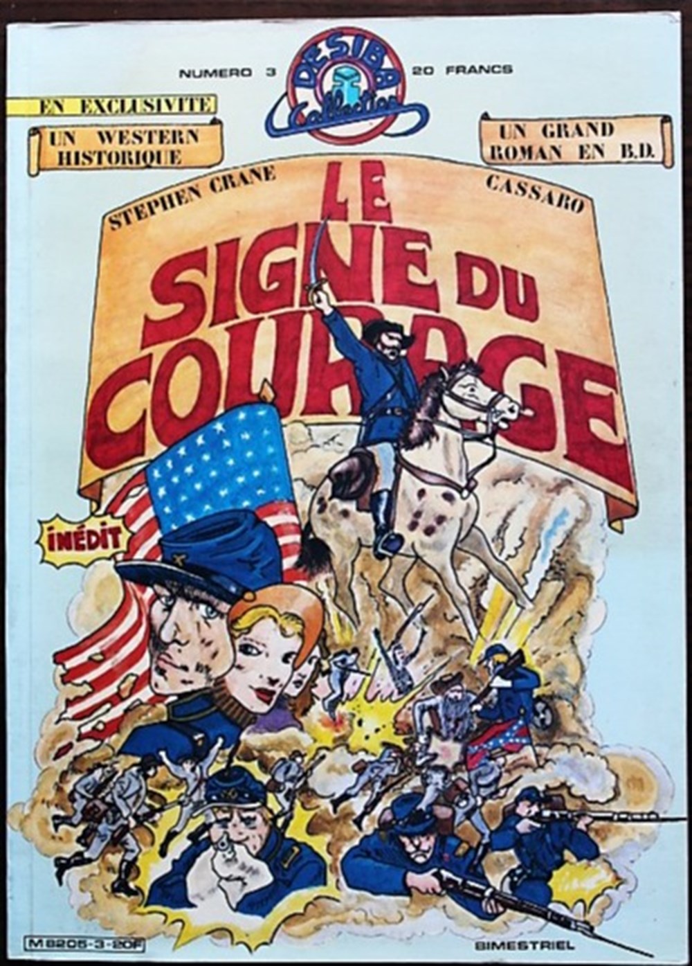 Album - Le signe du courage - EO 1981 livres bd revues bandes dessinees album le signe du courage eo 1981