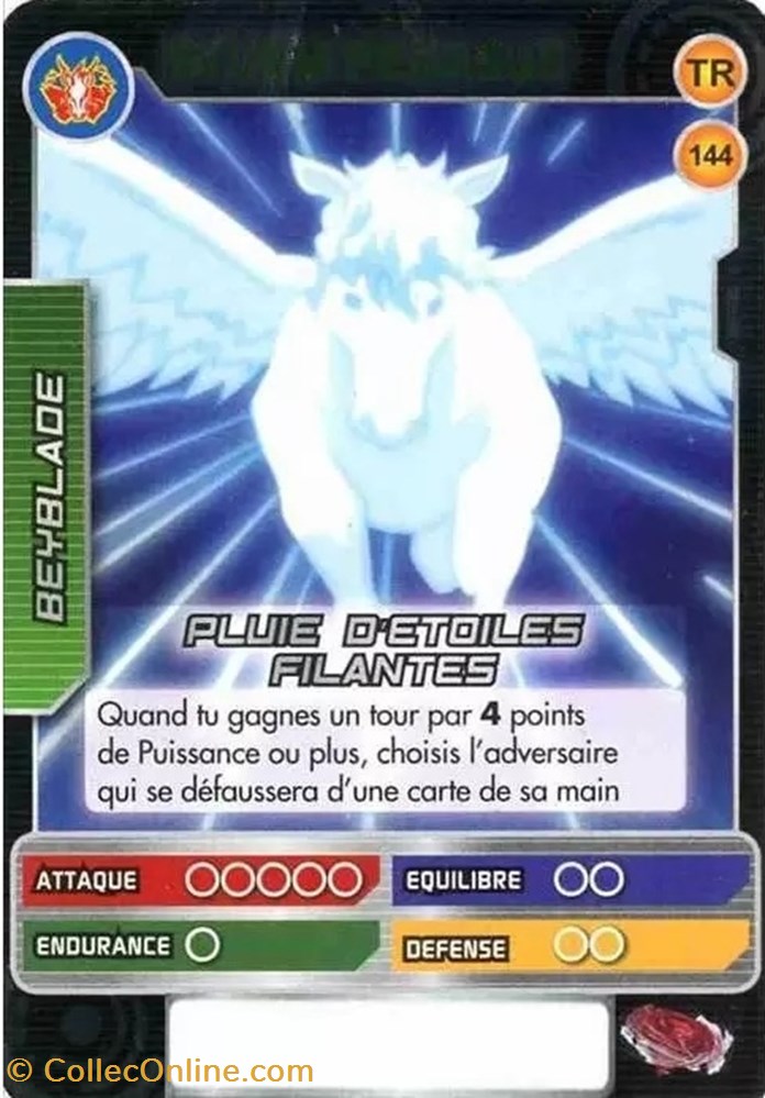 TCG Beyblade - 144/160 - Storm Pegasus jeux jouets jeu carte collectionner tcg beyblade 144 160 storm pegasus