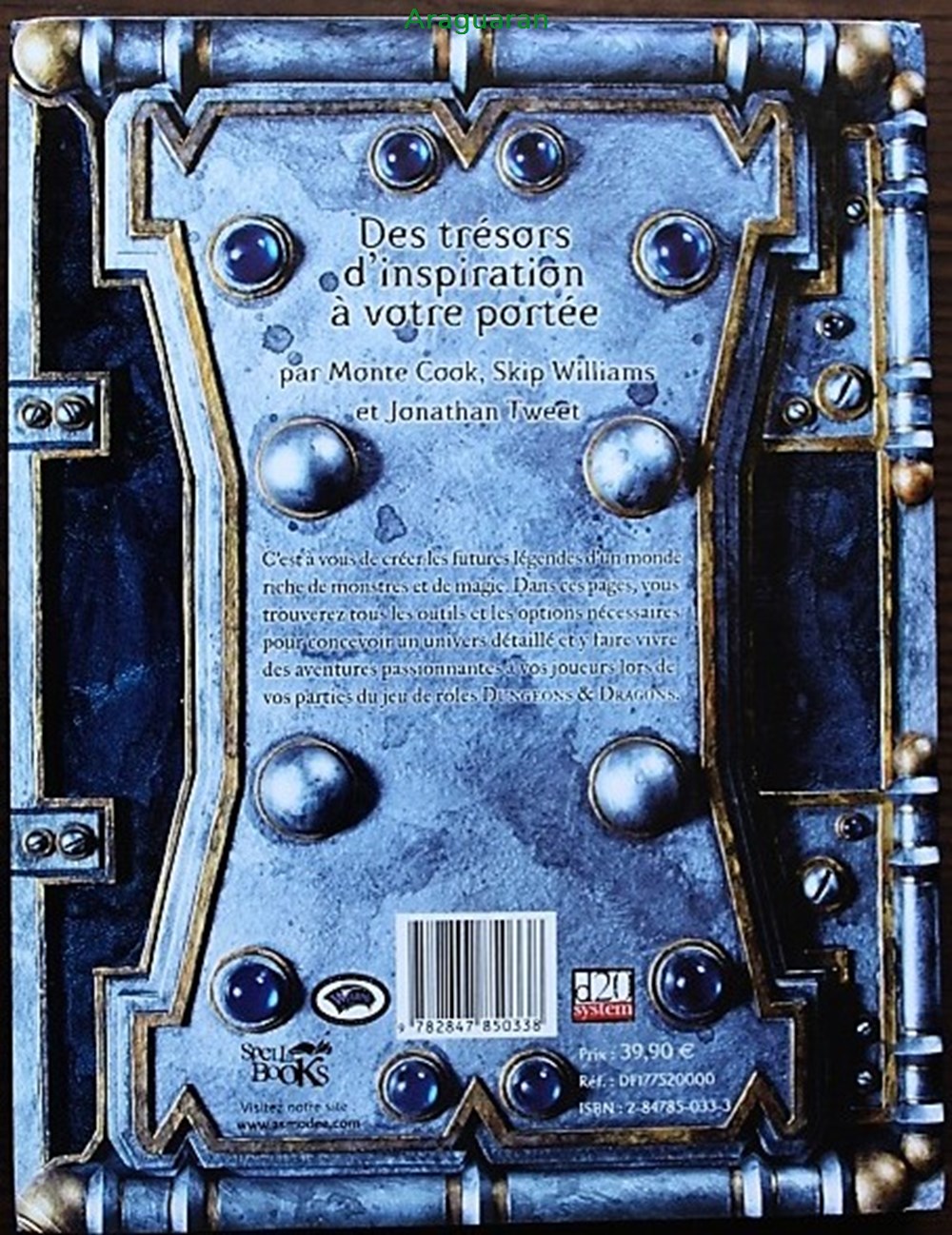 Jeu de rôle - D&D3 - Guide du Maître 3.5 jeux societe jouets roles jeu de role d d3 guide du maitre 3 5